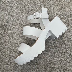 White Chunky Sandal